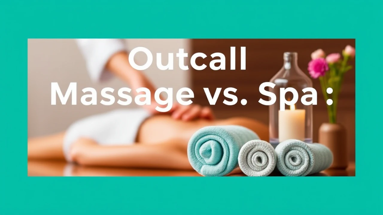 Outcall Massage vs. Spa: Deciding on the Best Option for Your Needs